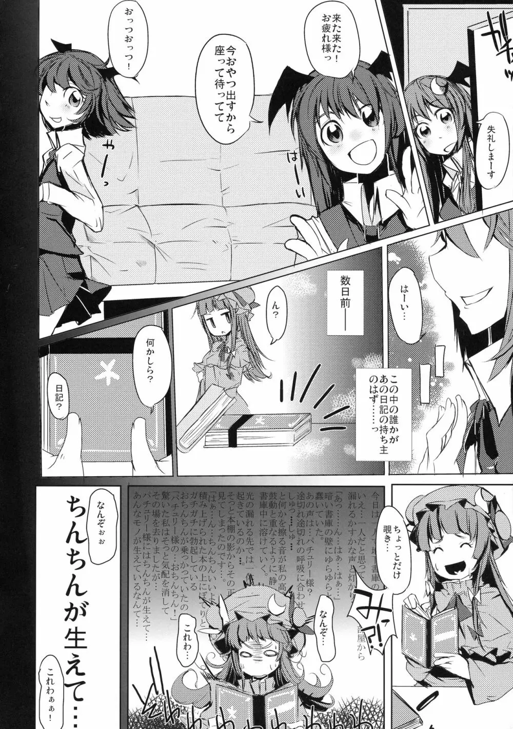 パチュリーの皮を被ったこぁの本 - page6