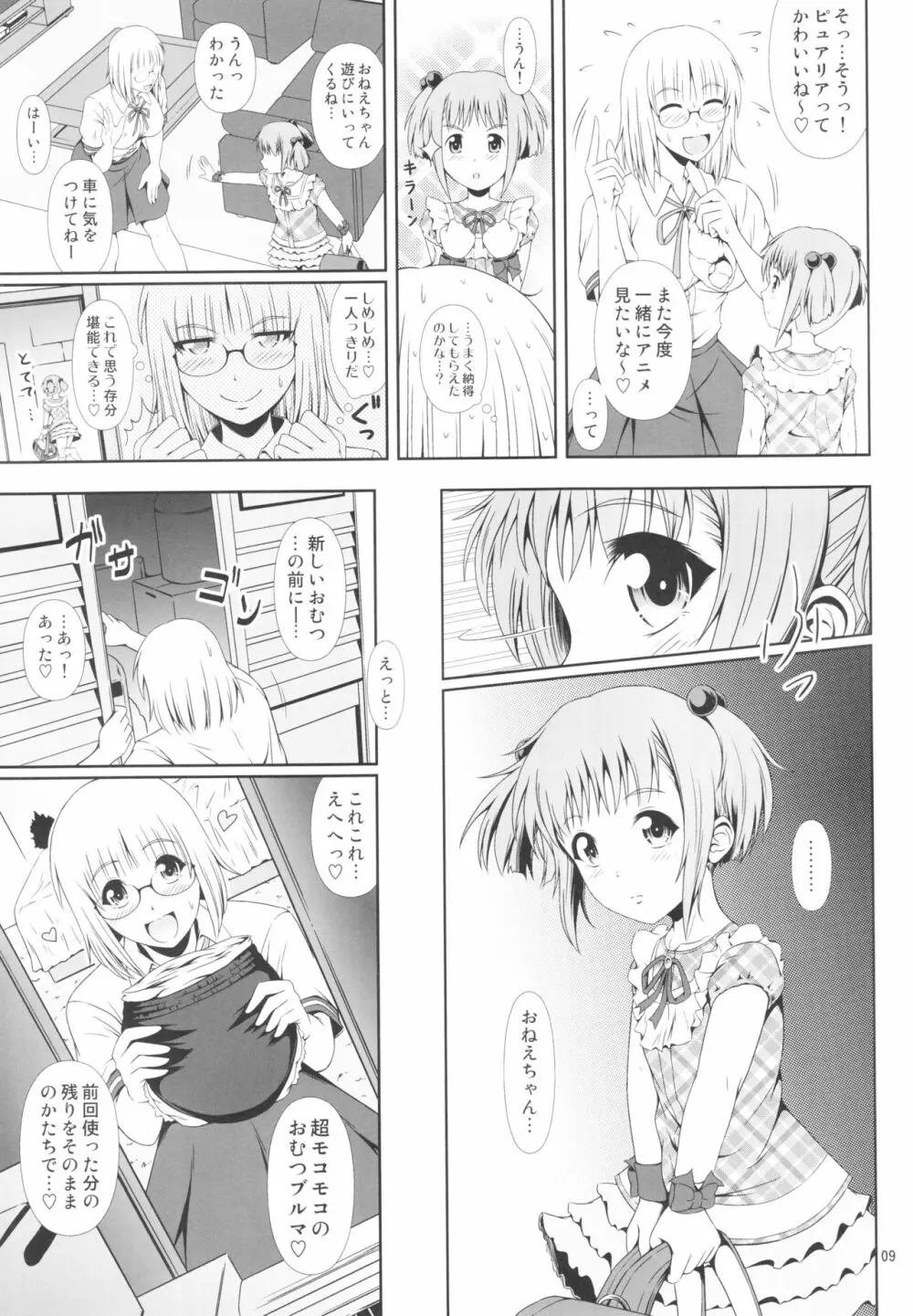 (C92) [Atelier Lunette (三国あつ子)] ナイショなの! -陽原家三姉妹物語- 3 - page8