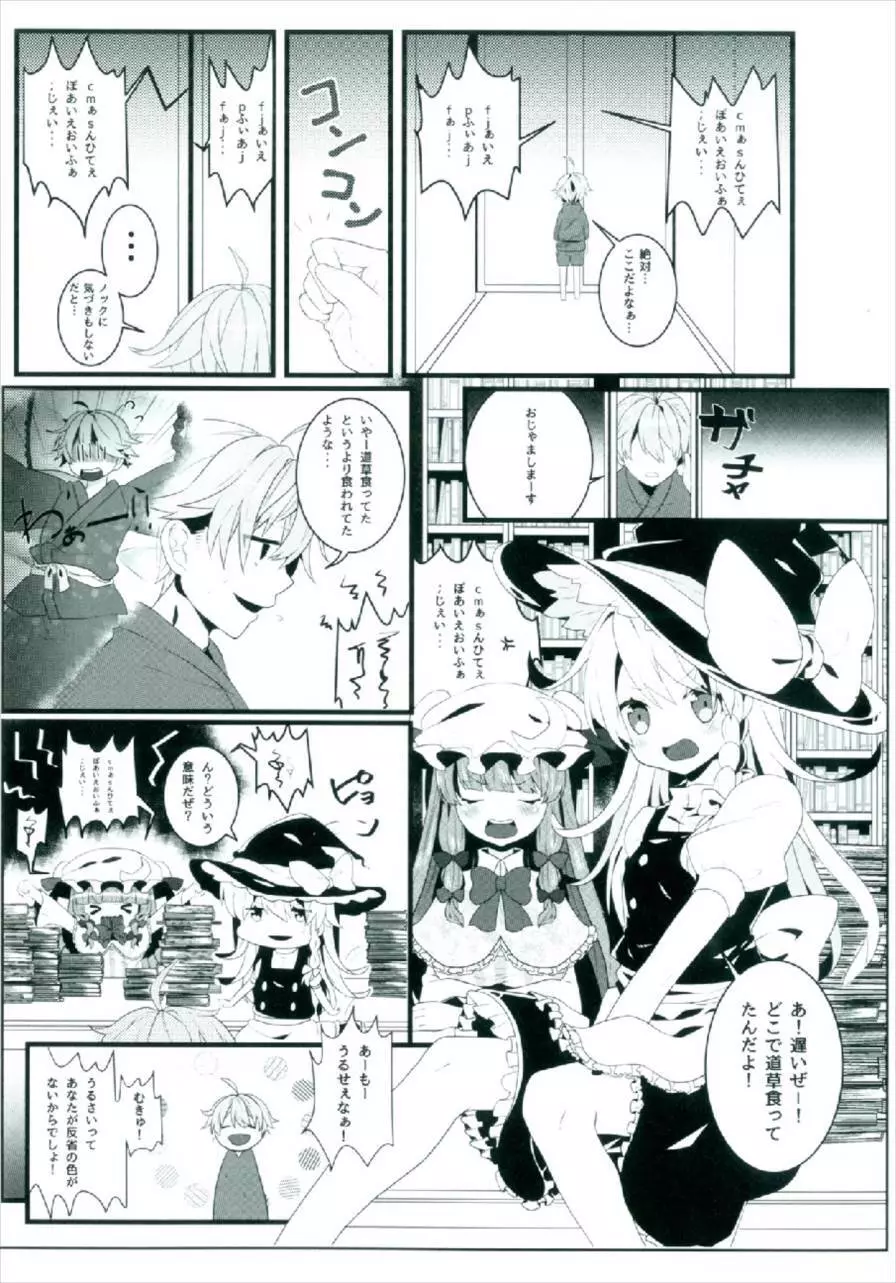 えっちな幻想郷～パチュリーとえっちな魔法編～ - page5