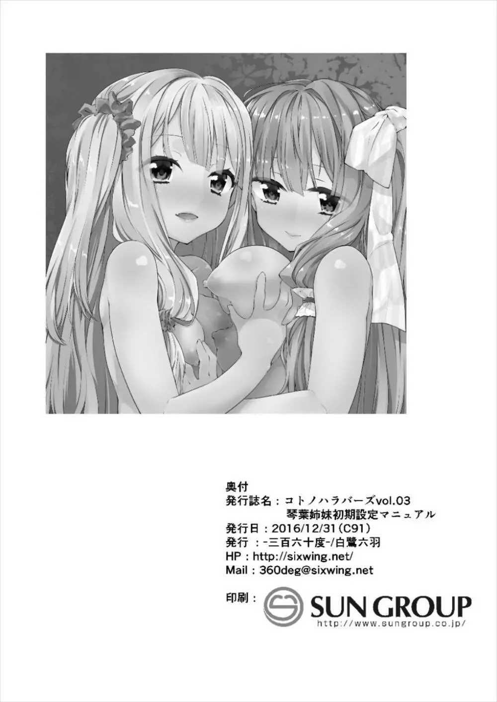 コトノハラバーズvol.03 琴葉姉妹初期設定マニュアル - page22