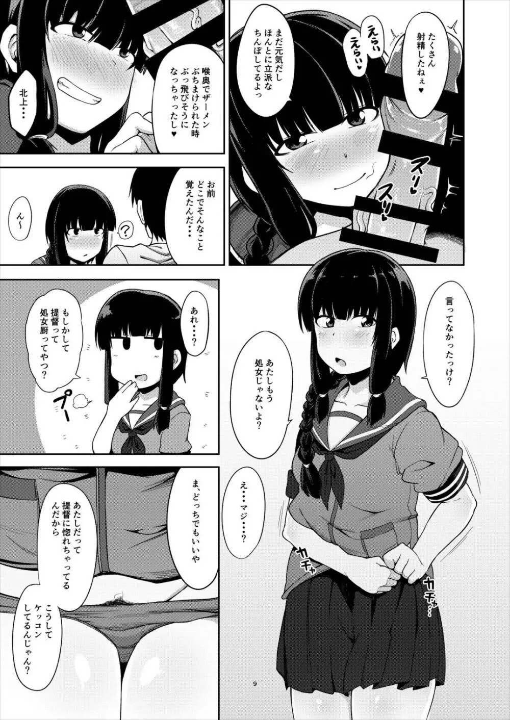 北上さまと童貞提督 - page8