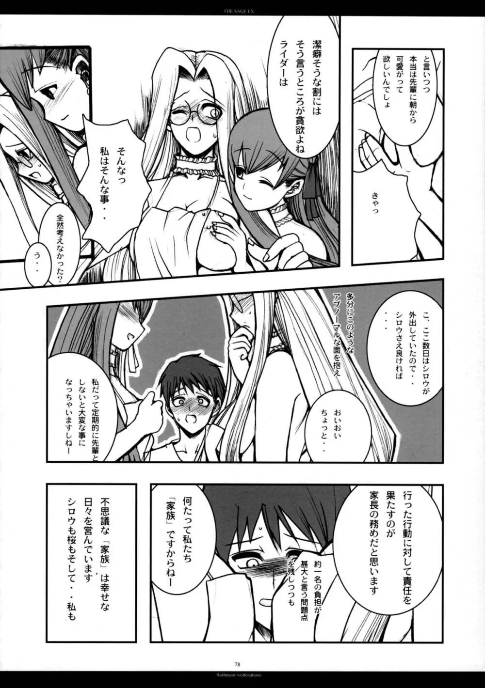 The SAGE ex よるぬきライダーさん - page77