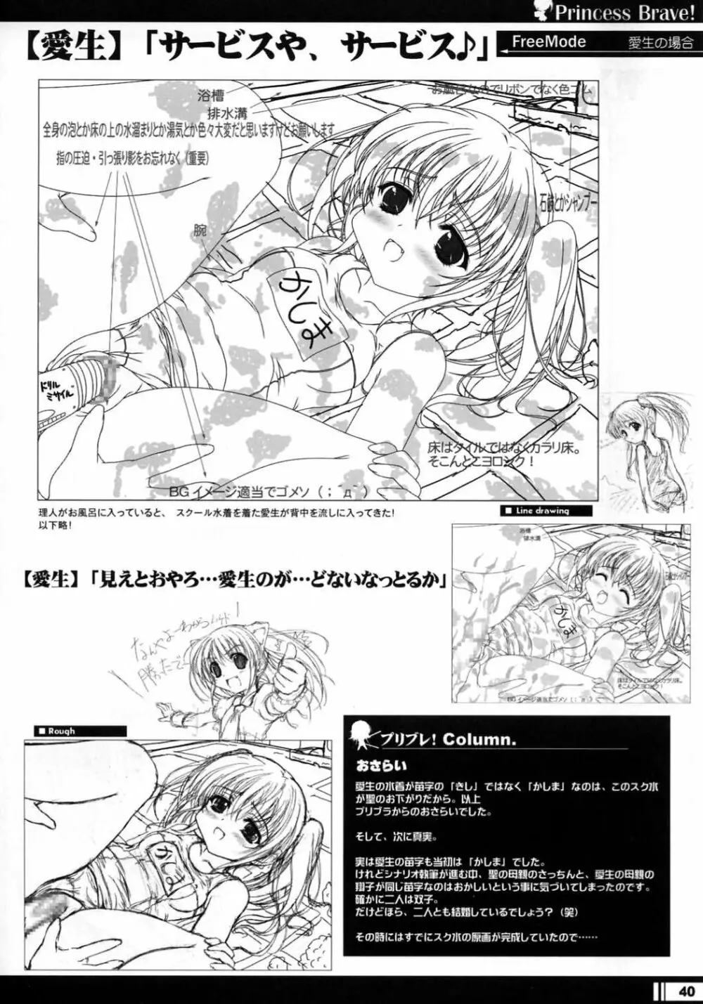 プリンセスブレイブ！雀卓の騎士 設定原画集 - page39