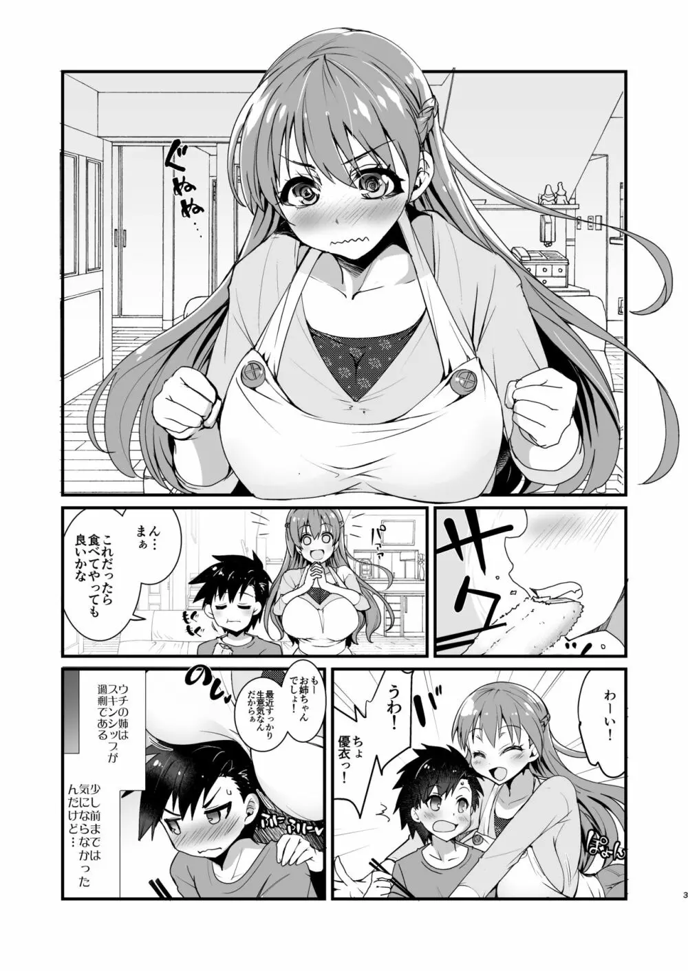 巨乳のお姉ちゃんは好きですか? DREI - page3