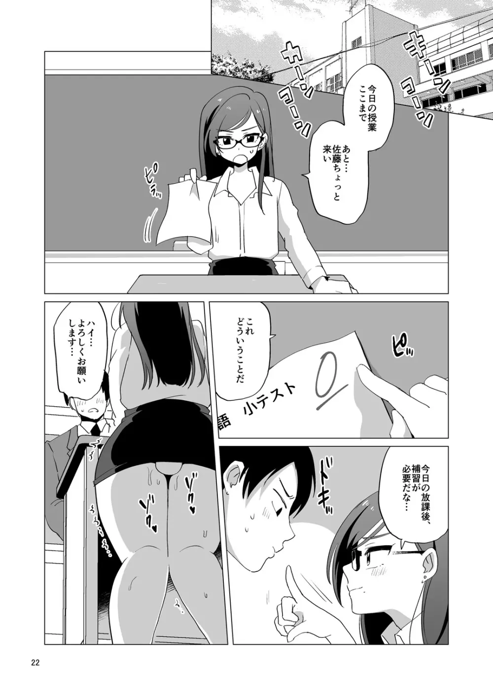 ドスケベ女装教師 - page23