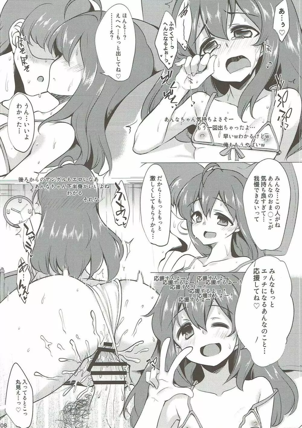 杏奈のはじめてのせっくす配信 - page7