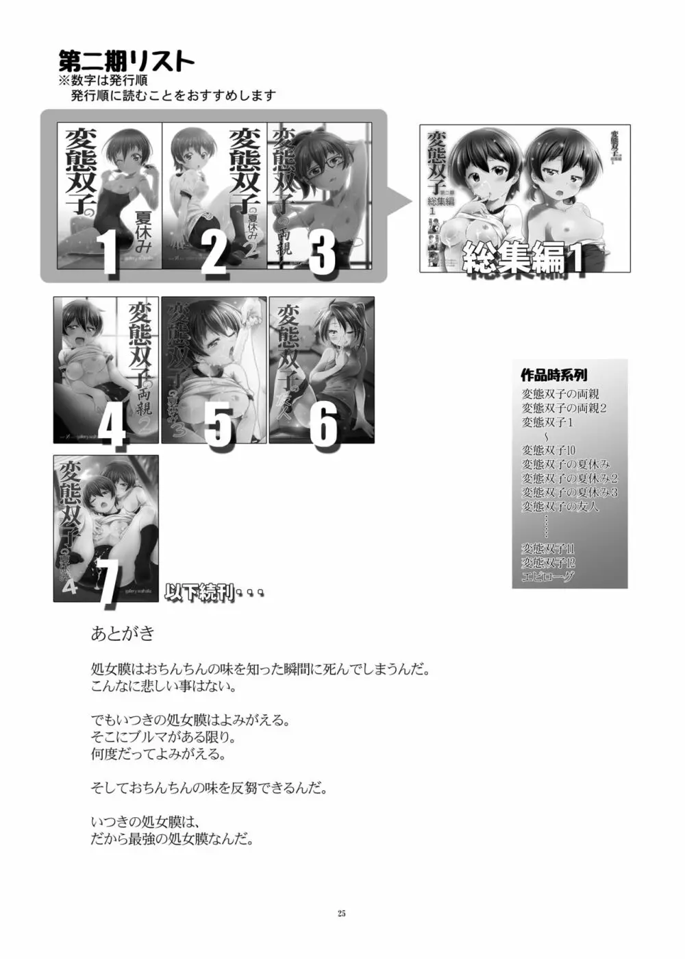 変態双子の夏休み4 - page24