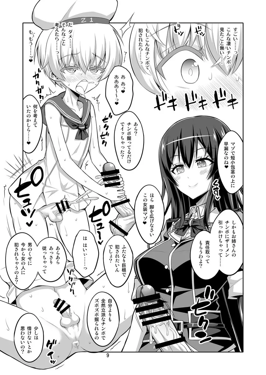 ふたなりお姉さん×男の娘 コスプレイヤー・AV撮影編 Part 2 - page9