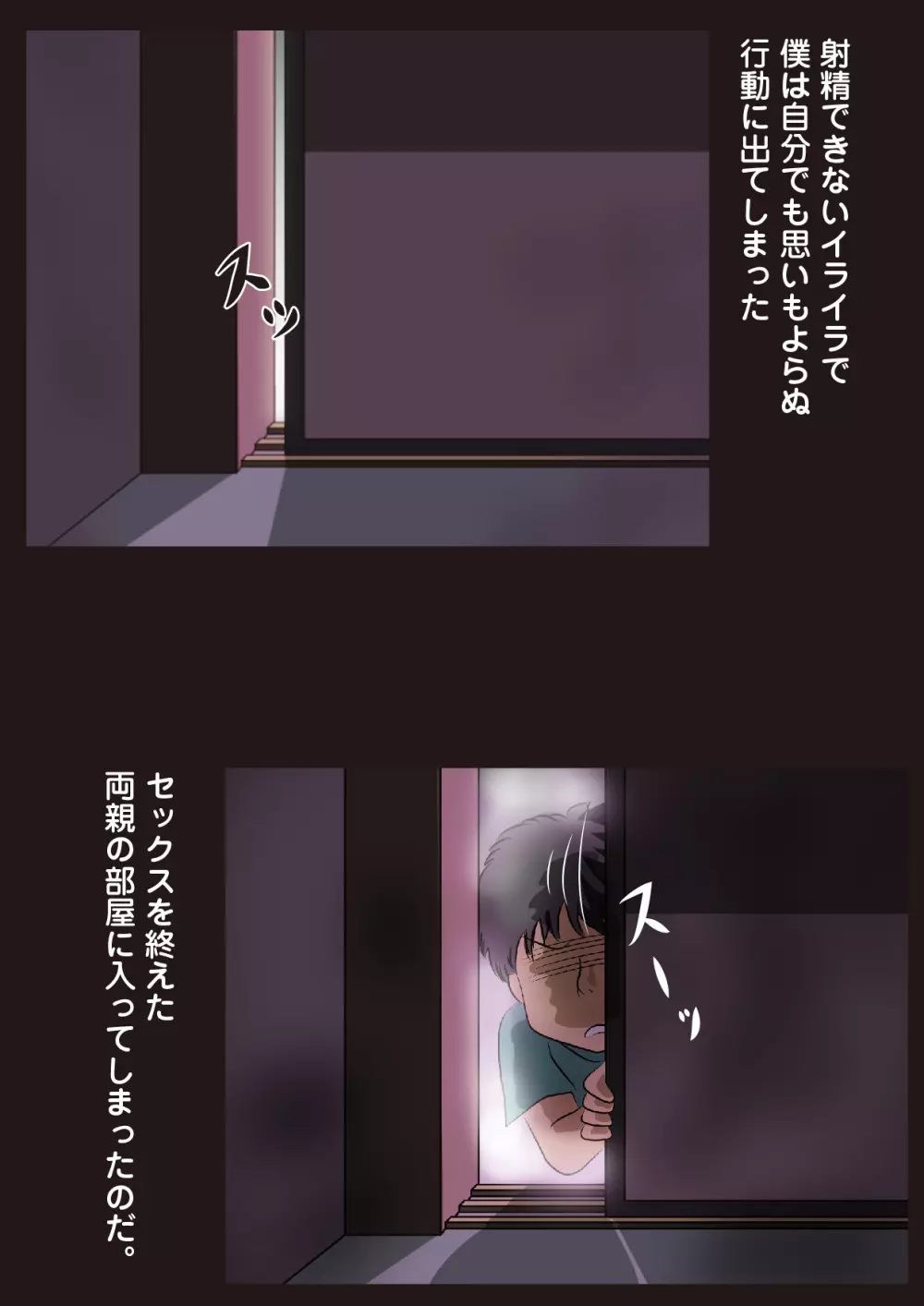 寝ている母ちゃんに中出しする僕 - page13