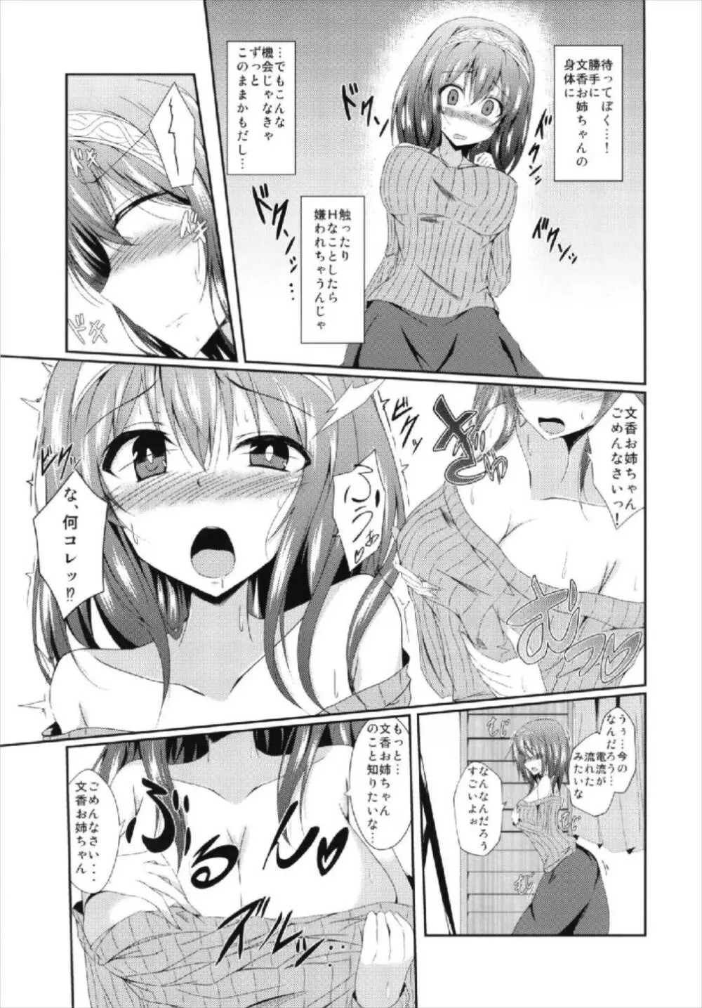 文香お姉ちゃんと入れ替わっちゃう本 - page7