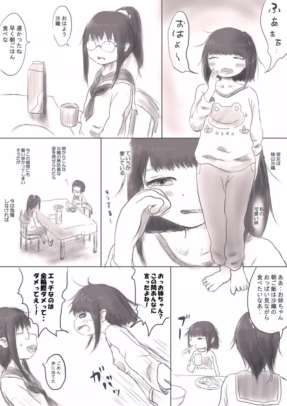 お姉ちゃんの「朝ちゅぱ」 - page2