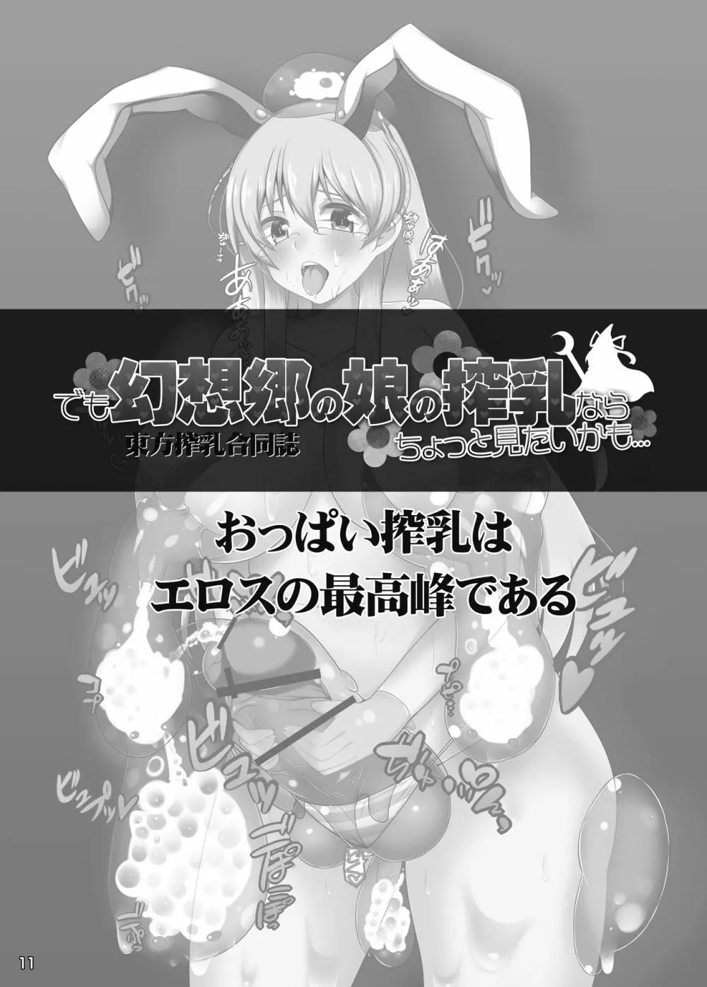 東方搾乳合同誌 でも幻想郷の娘の搾乳ならちょっと見たいかも... - page10