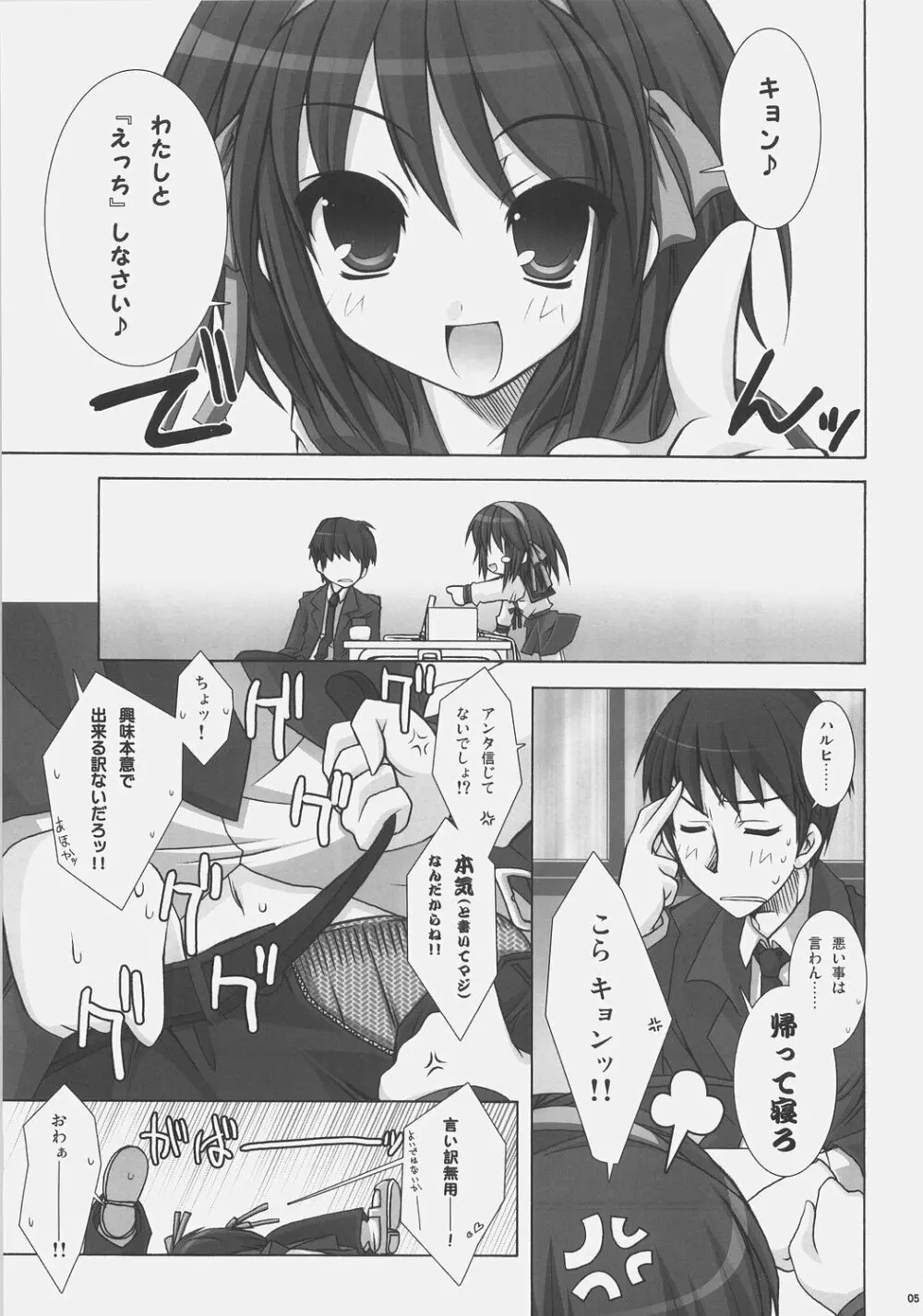 涼宮ハルヒの挑戦 - page4