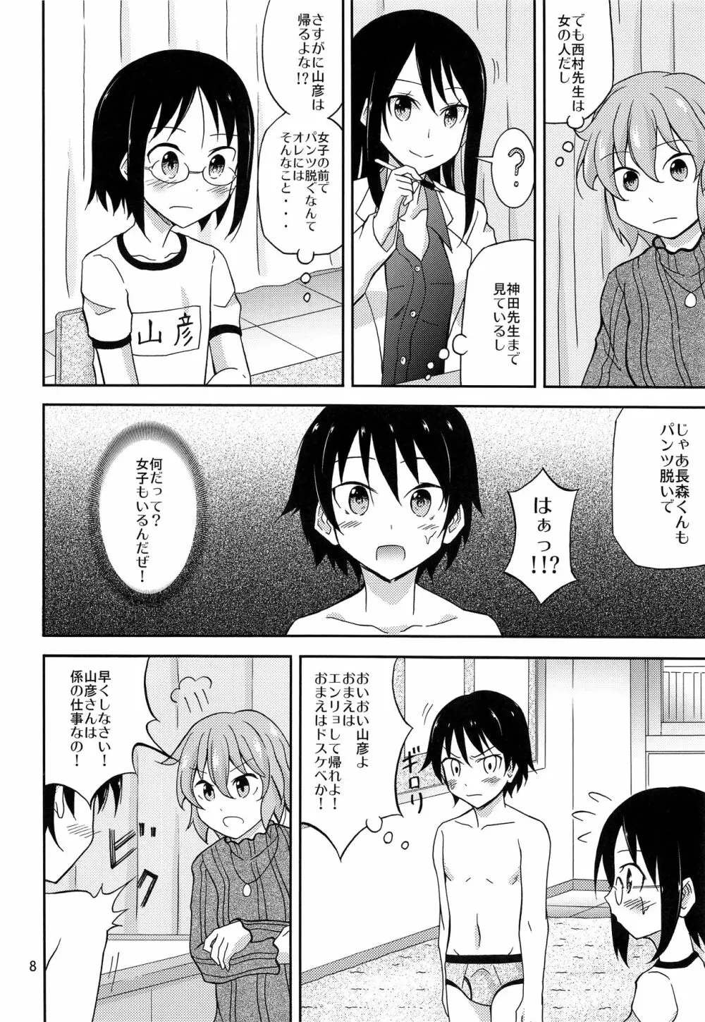 オレだけアタシだけ裸にされた身体検査 - page7