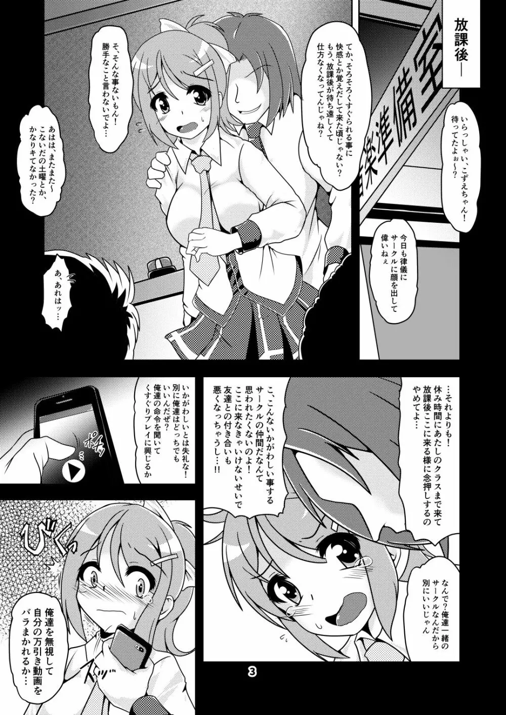 くすぐり奴隷★こずえちゃん こちょこちょサークルとその後のお話 - page2