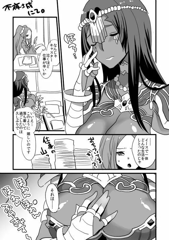 不夜キャスがイースでの日々を思い出す漫画 - page1