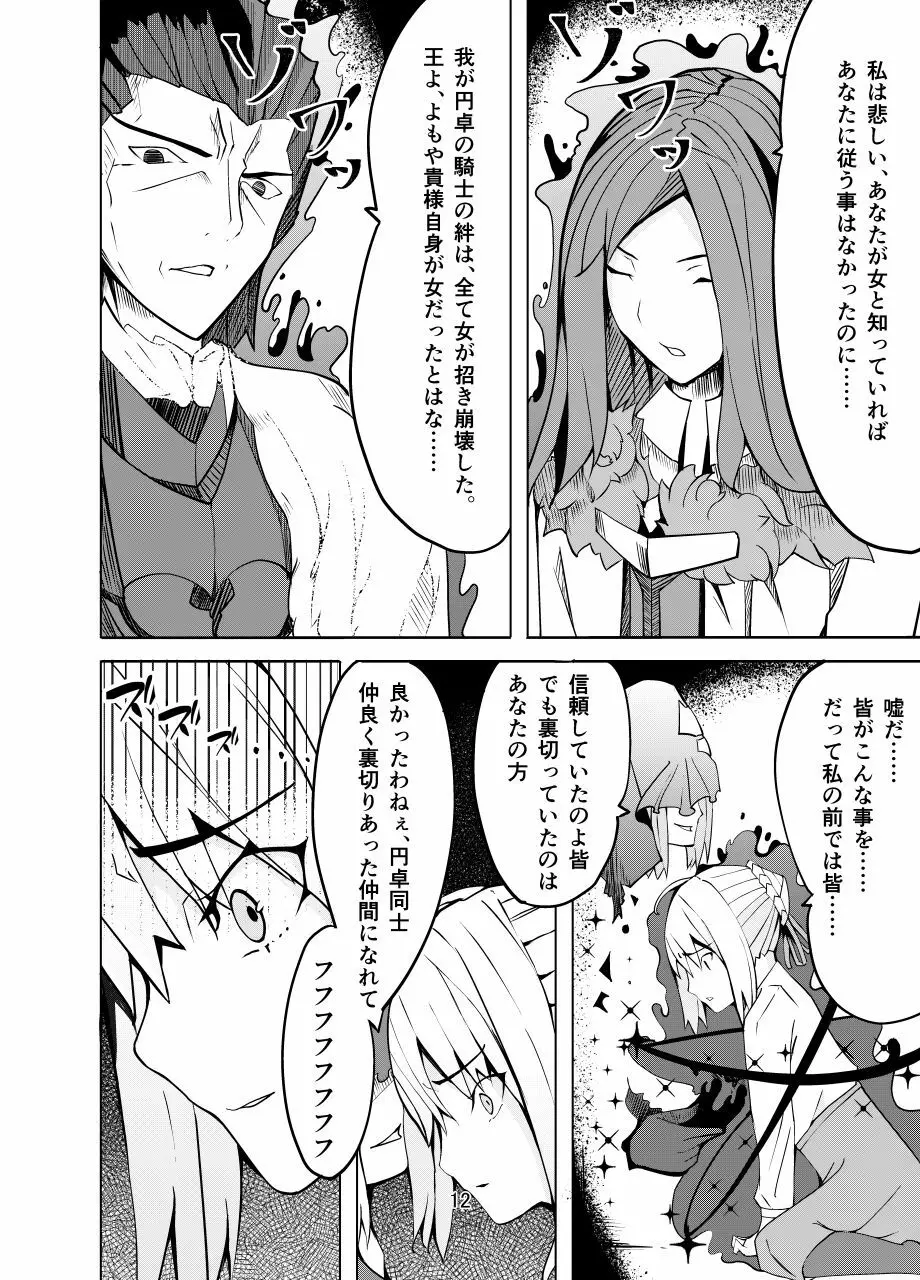 捕らえたセイバーへの調教 - page11