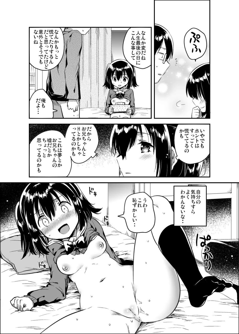 世界が滅亡するので妹とセックスする - page17