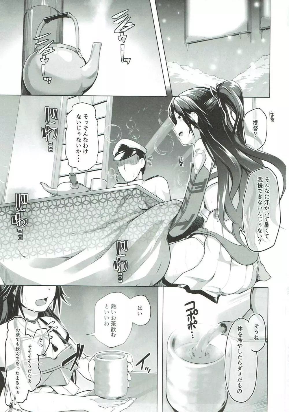 葛城とアツアツ我慢大会 - page2