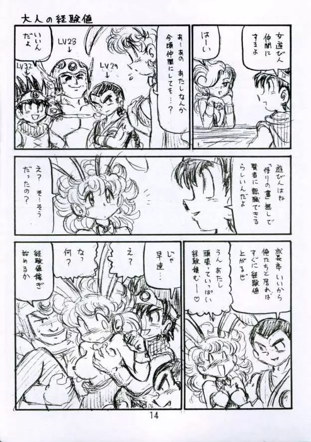 [新高山登山隊] 没リヌス禁 -DQ下ネタマンガ劇場- 3 (ドラゴンクエスト) - page14