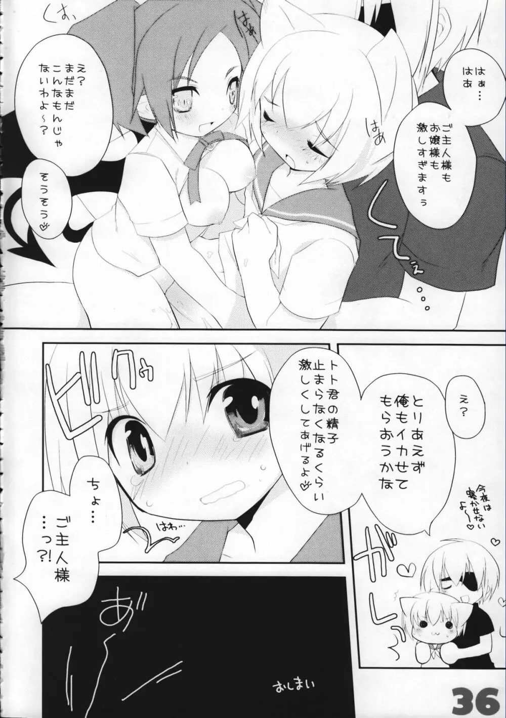 お嬢様と子猫 - page36