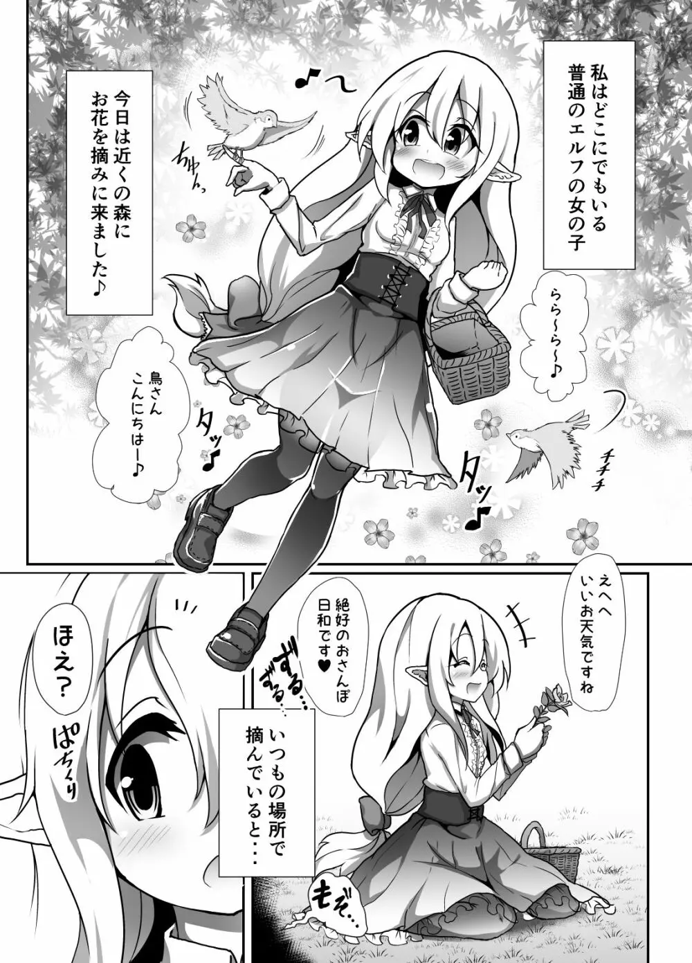 淫乱ロリエルフさんのラブラブ苗床繁殖交尾 - page2