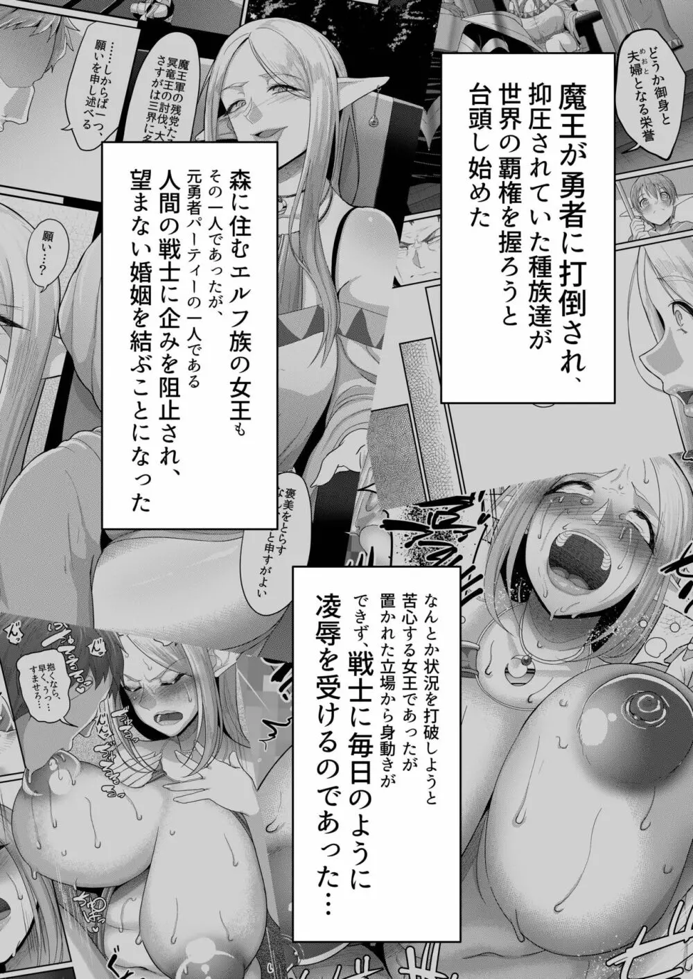 高飛車エルフ強制婚姻!! 2 - page3