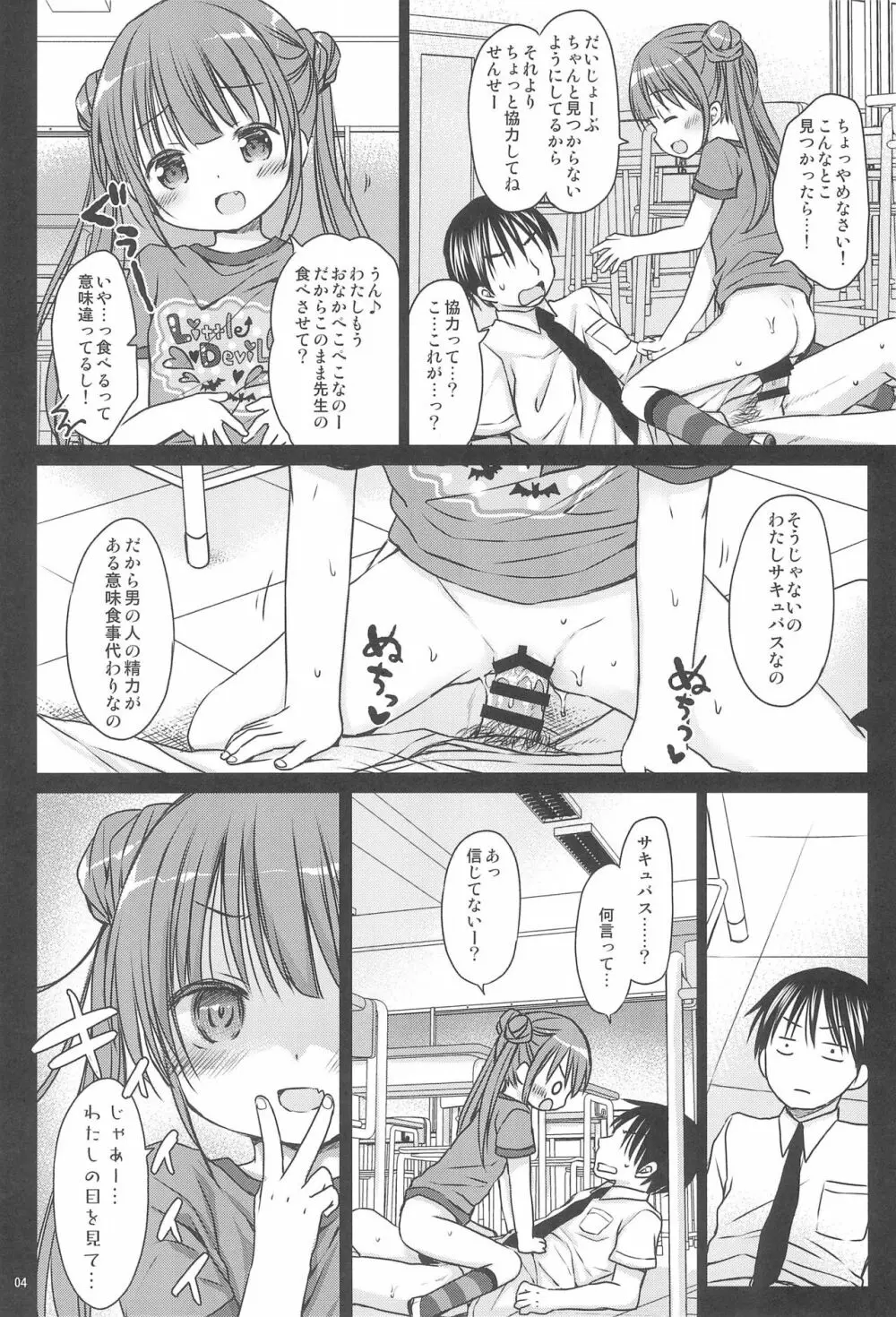 ロリサキュバスのお食事タイム - page6