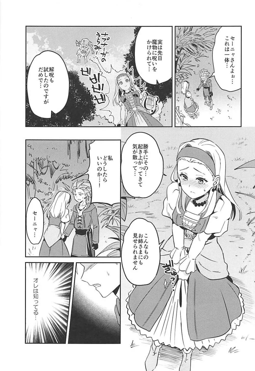 呪われしふたなりセーニャにカミュが逆アナルされる本 - page7