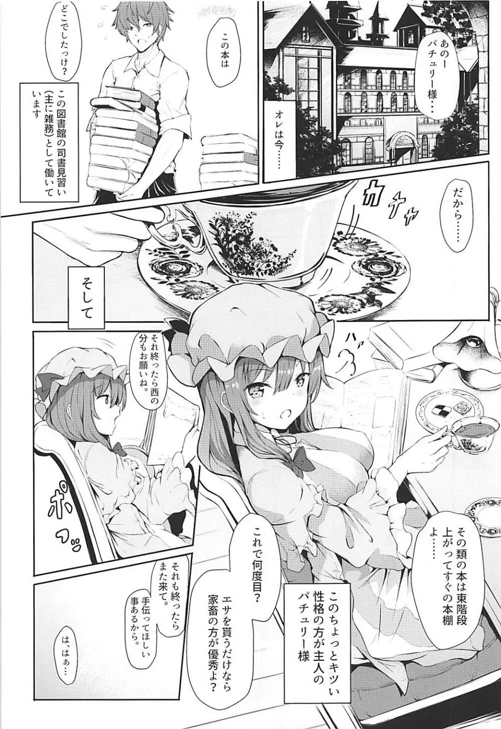 ツンツンしたパチュリー様をデレさせ隊っ!! - page3