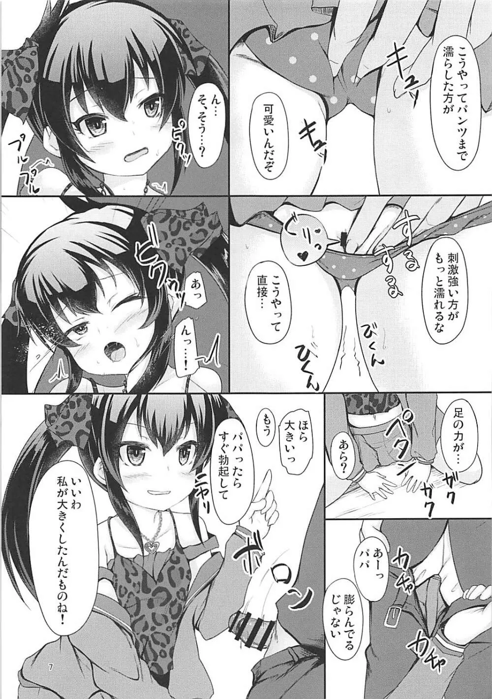 パパのフリして梨沙っくす - page6