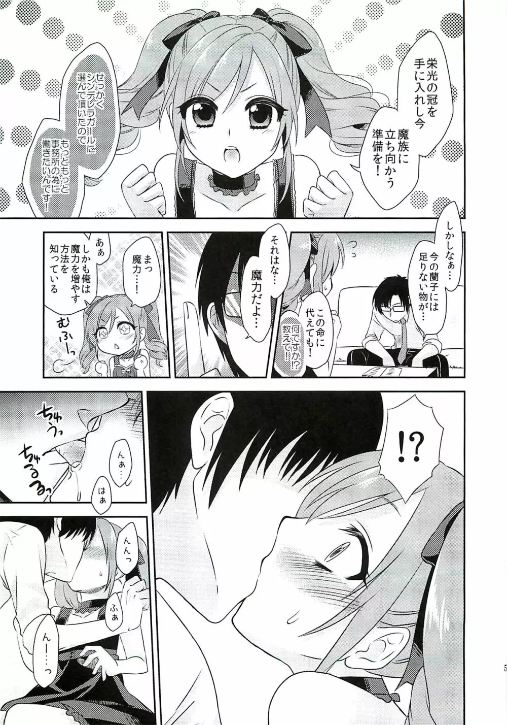 蘭子ちゃんに魔力供給する本 - page4