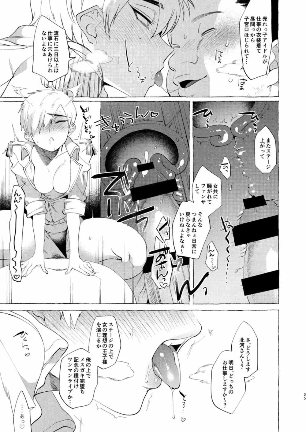 メス堕ちアイドルくん - page24