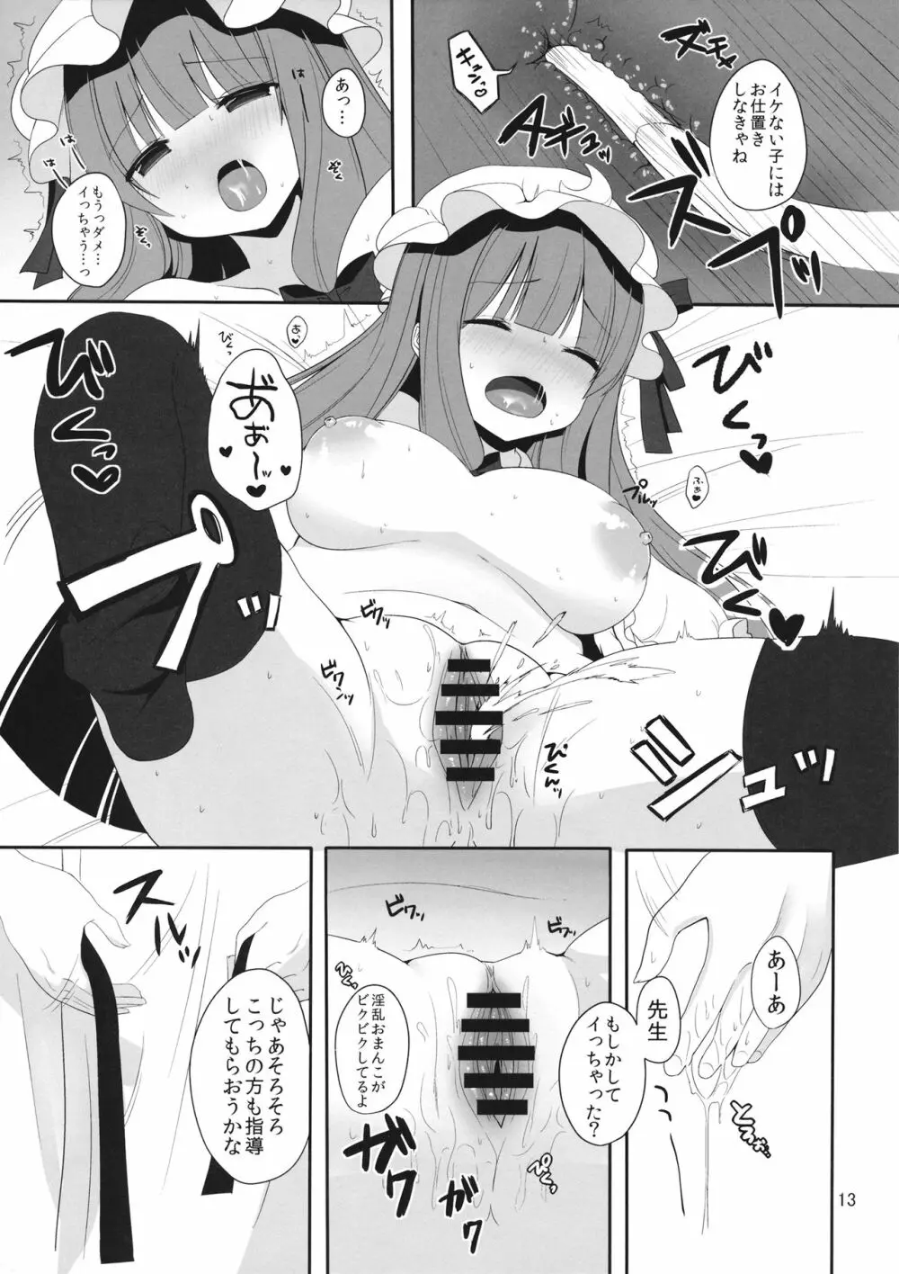 むきゅ~っと!パチュリー先生 - page13