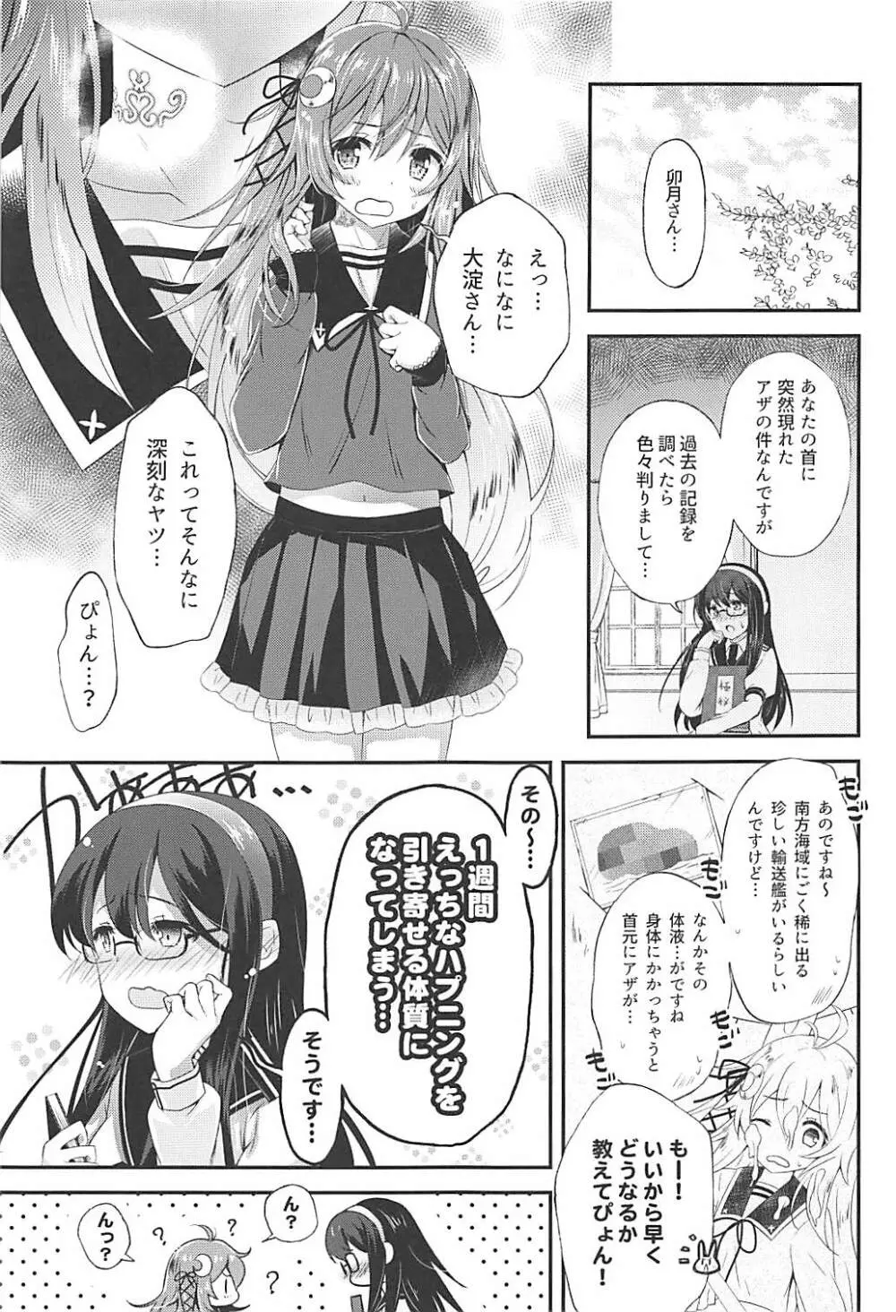 卯月えっちなハプニングは歓迎ぴょん♡ - page2