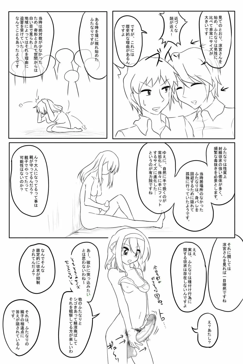 ふたなり版 SOS団の日常 会議編 - page6