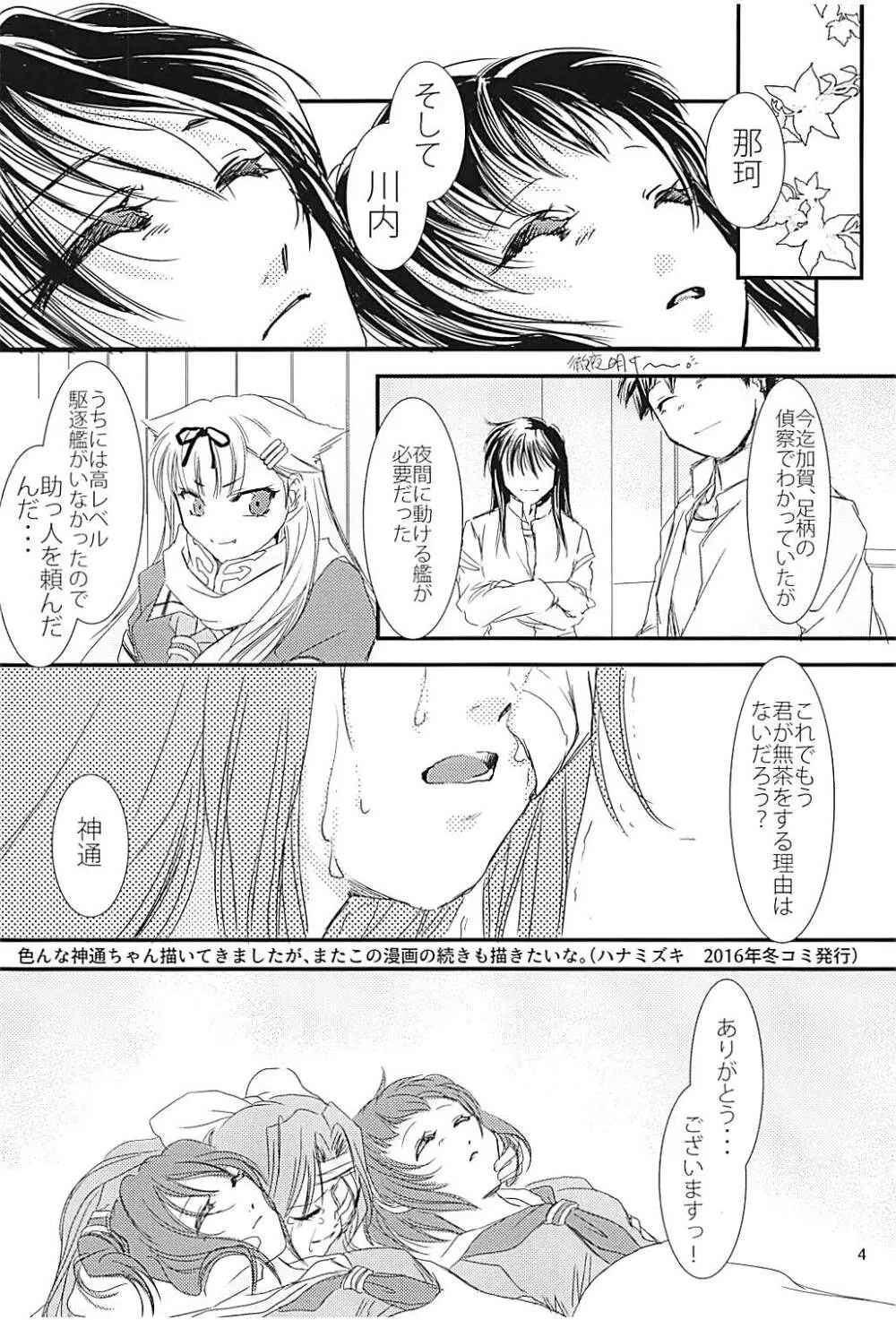 神通ちゃんと提督さんの休日 弐 - page3