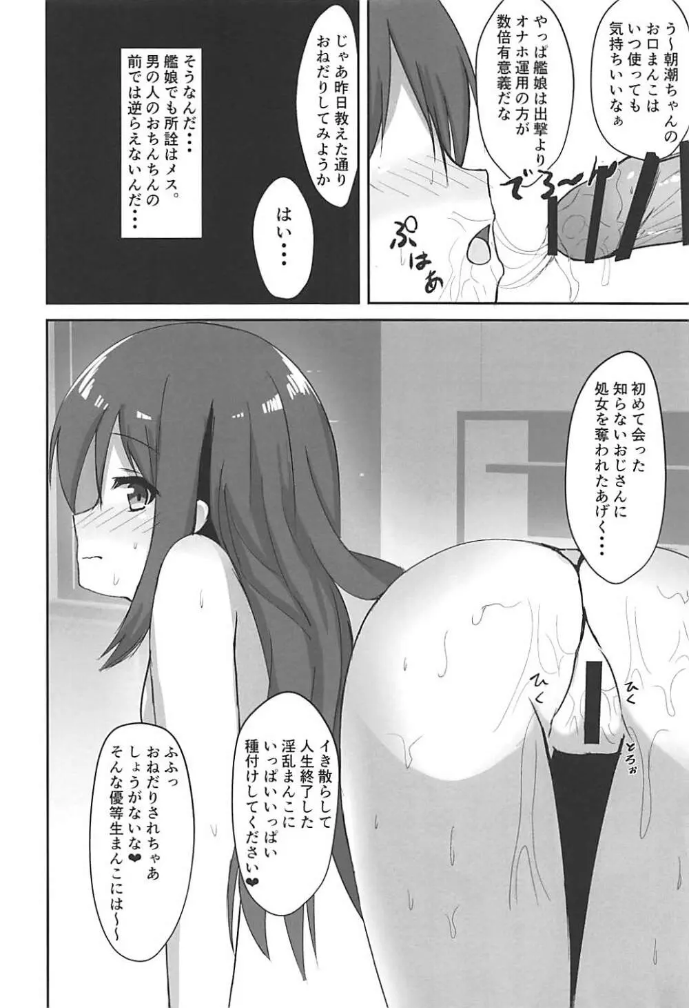 種付け絶頂朝潮ちゃん - page14