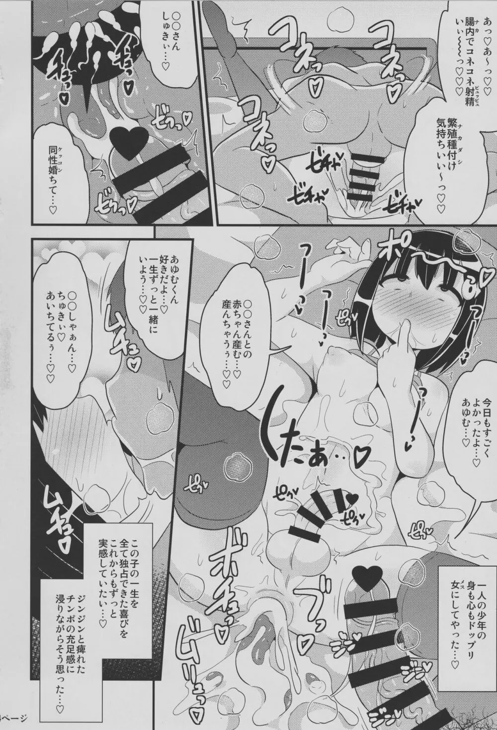 ナヨナヨ少年をホモセックス（コネコネ）で女（メス）にする本 - page23