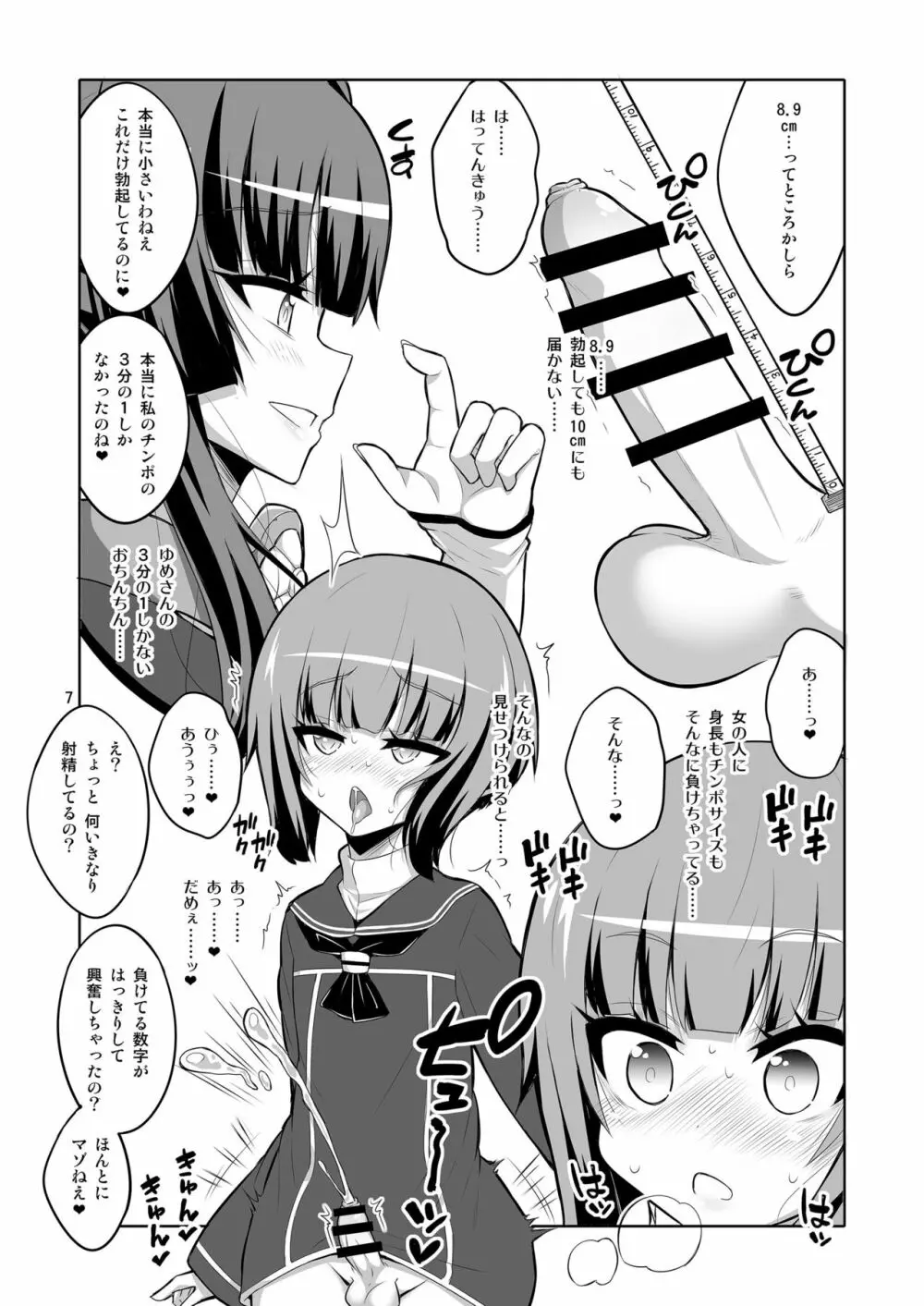 ふたなりお姉さん×男の娘 コスプレイヤー♥メス堕ち調教 改二甲 - page7