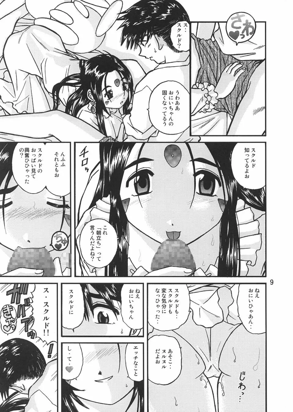 ああっ女神さまの日曜日 - page8