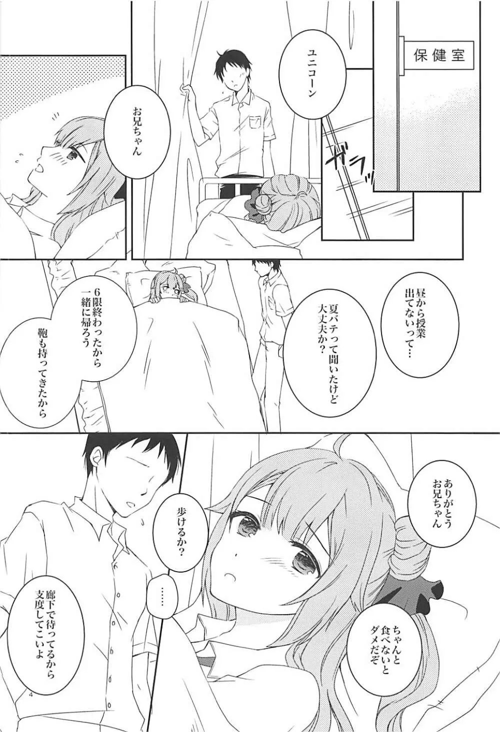 放課後保健室でお兄ちゃんと - page3