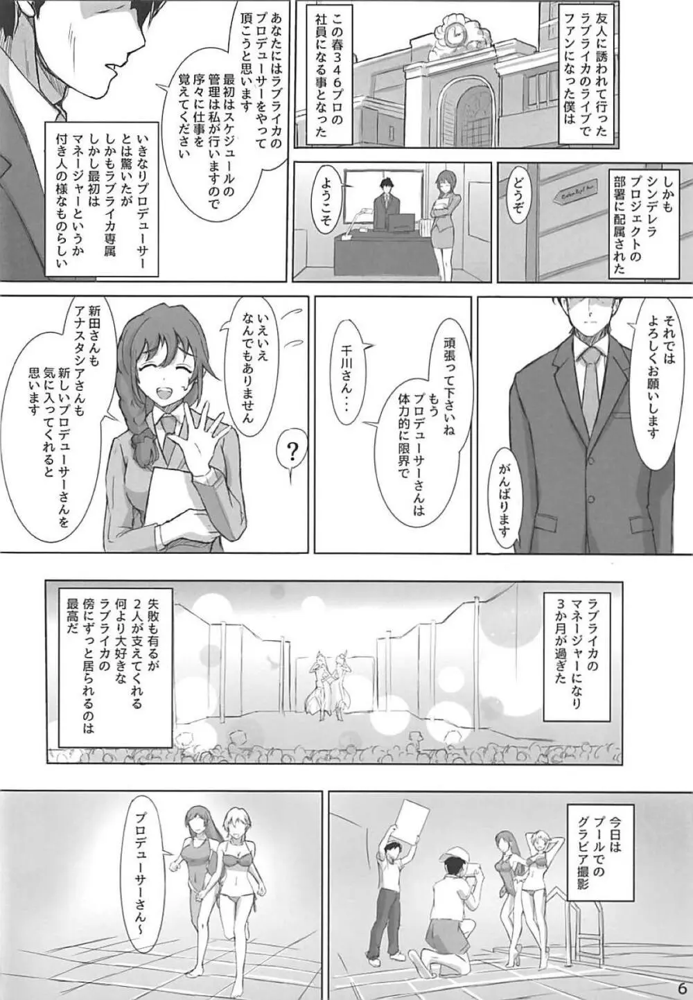 美波さんと水着で - page5