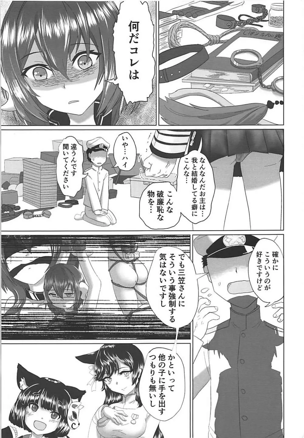 三笠さんとちょっとだけ拘束プレイとかする本 - page2