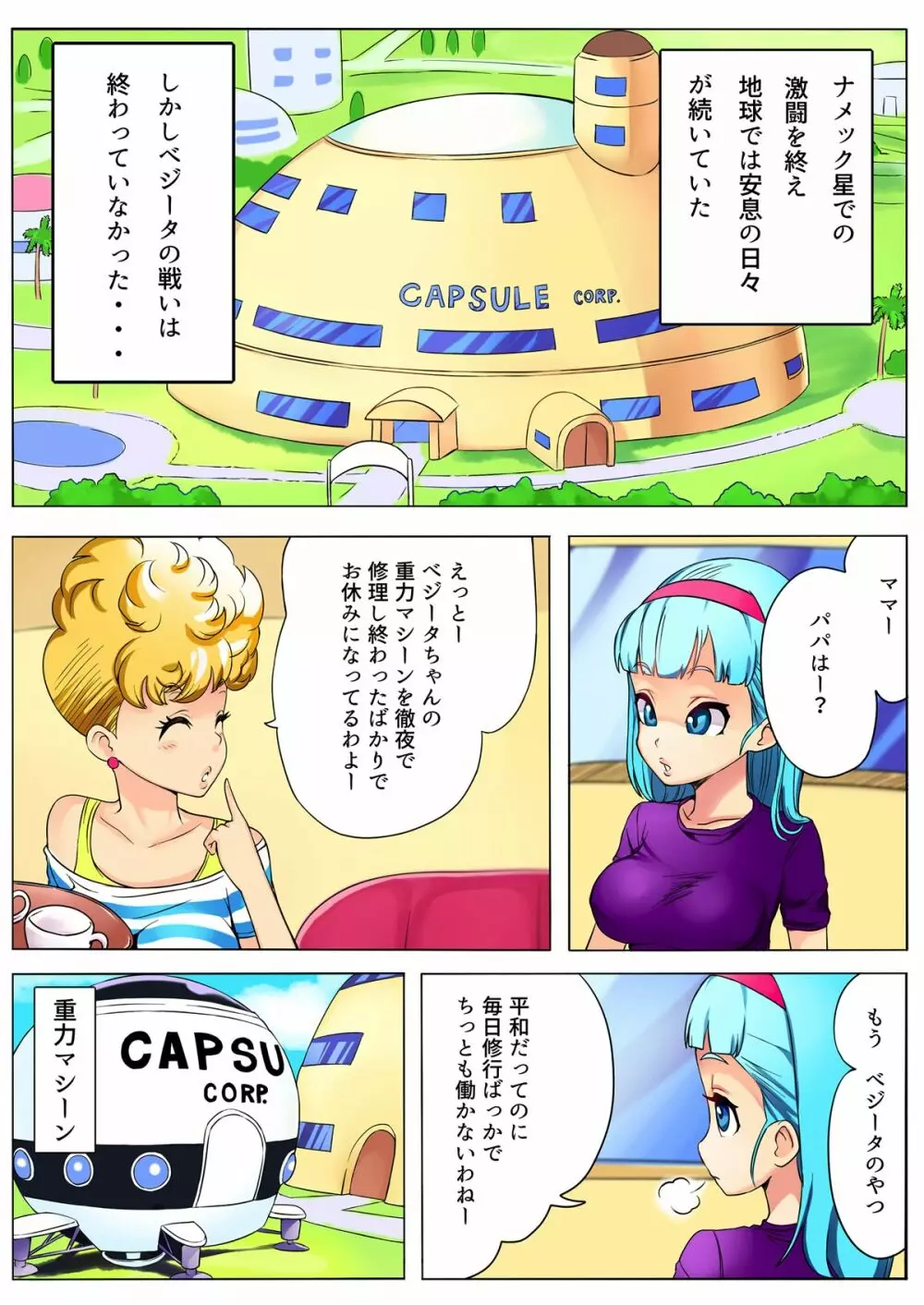 ブルマが寂しそうなベジータをみてついなんとなくな本 - page3