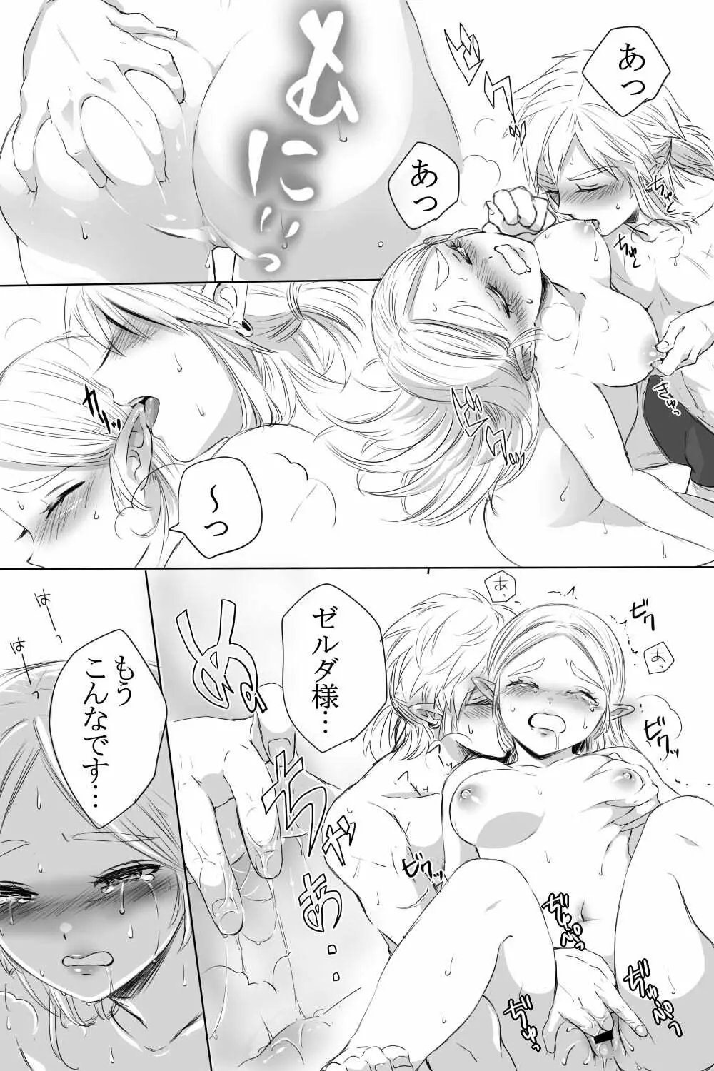 ブレワイのリンゼルがひたすらいちゃいちゃしてすけべなことする漫画 - page6