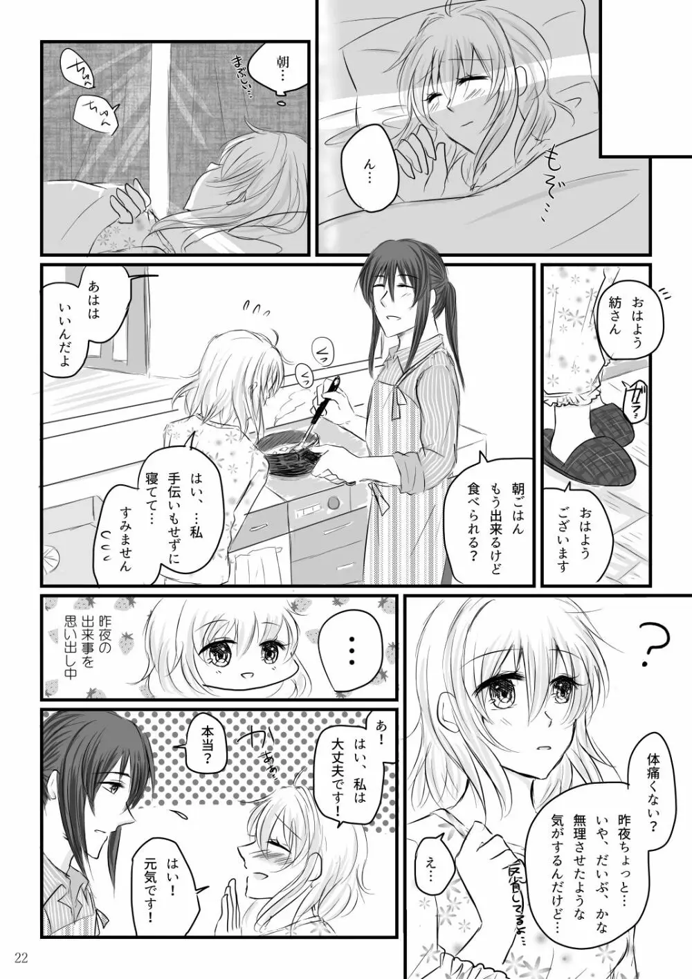 初めてのお泊り - page21