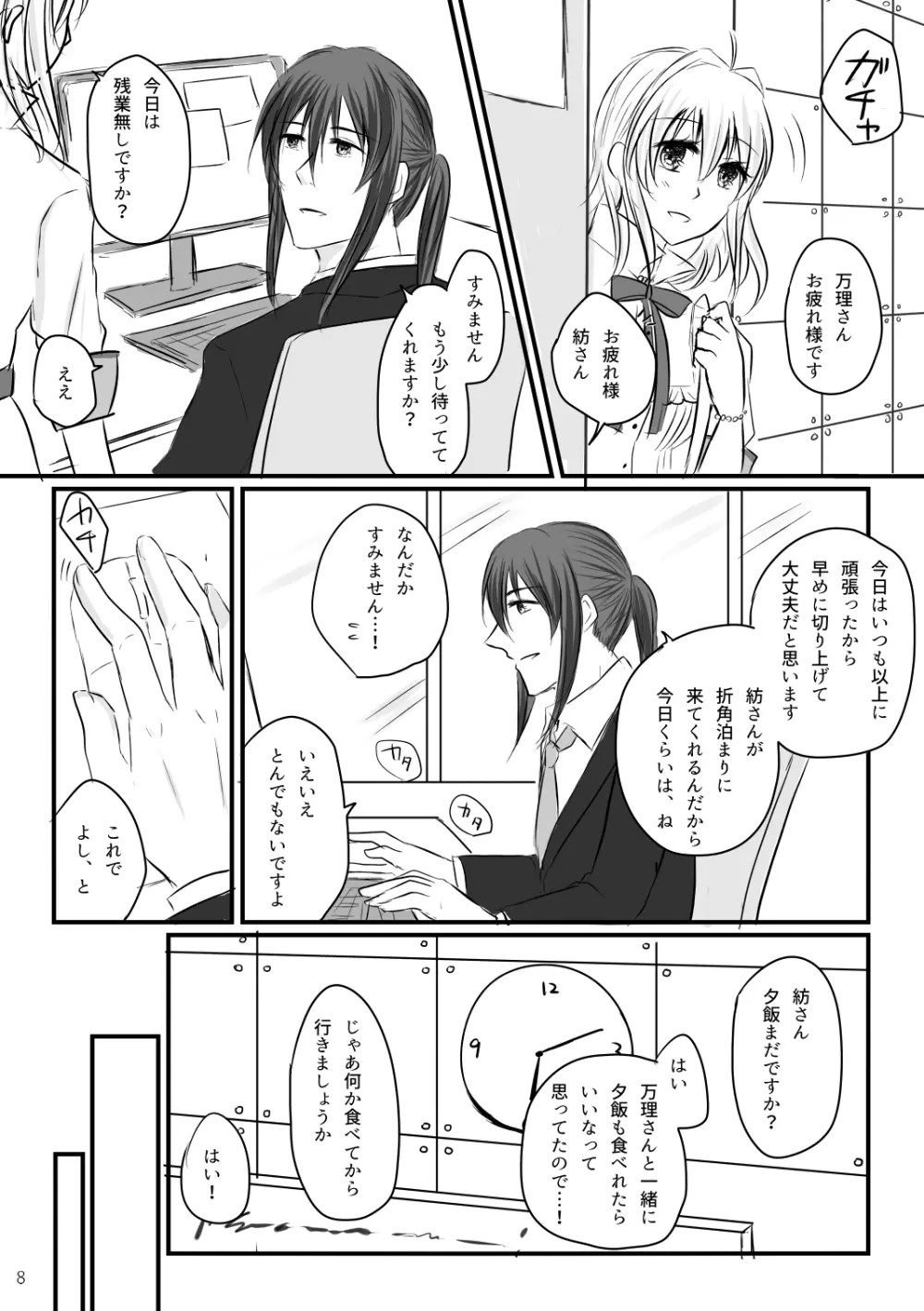 初めてのお泊り - page7