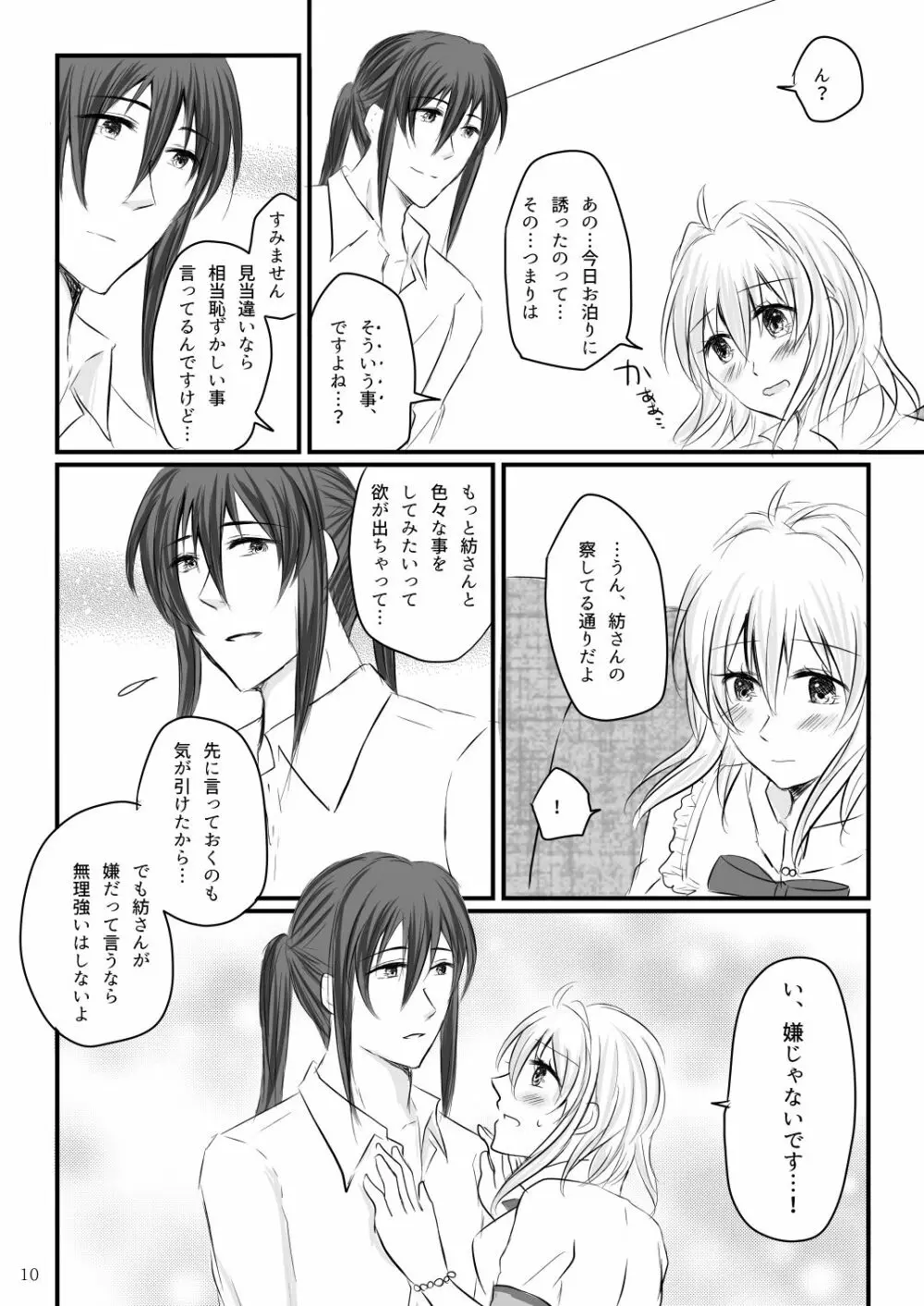 初めてのお泊り - page9