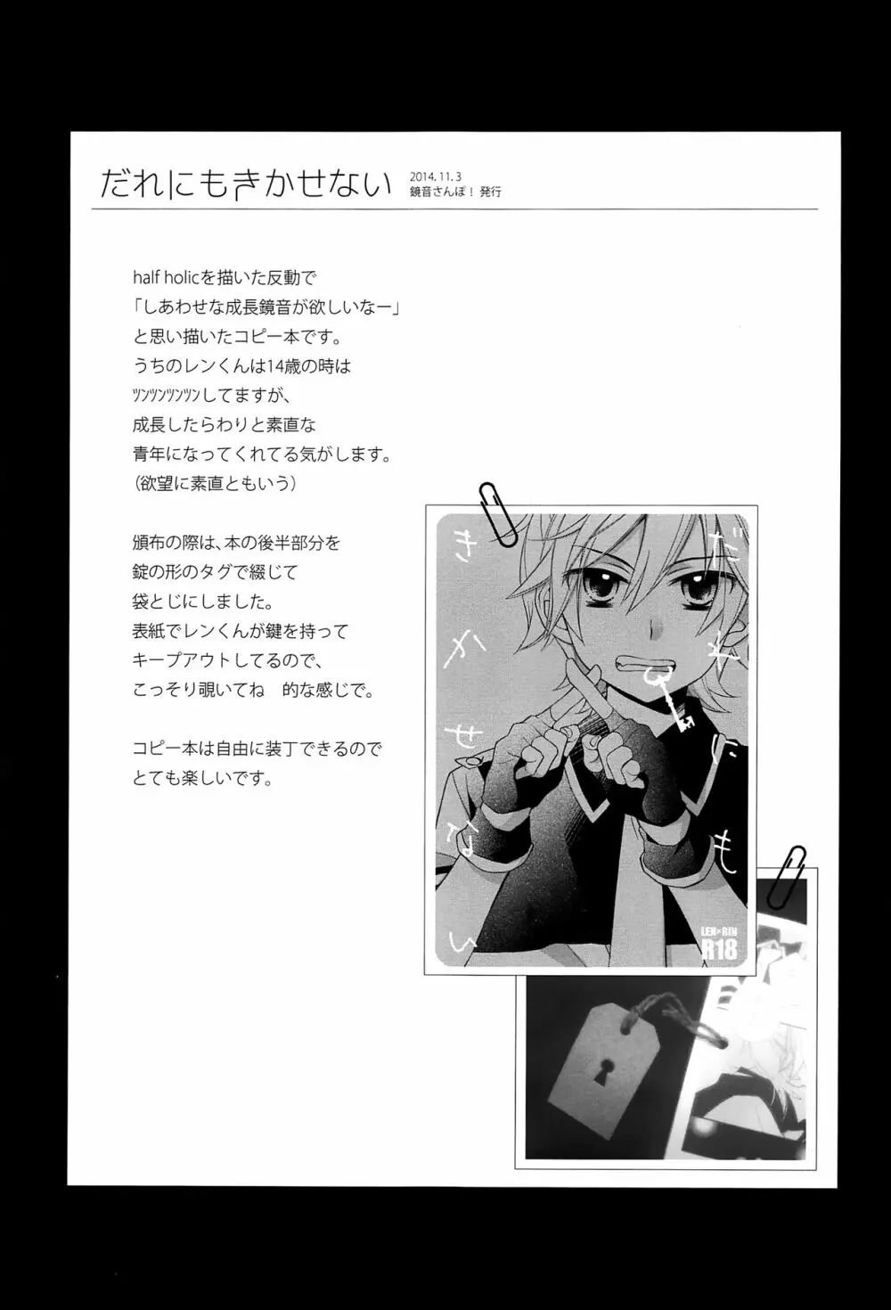 鏡音レン×リン成人向け再録集 RECORD裏面 - page80